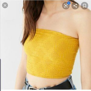UO Tamara Textured Tube Top XS